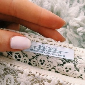 Zara Tops - NWOT Zara White Crochet Crop Top Zara Tops - NWOT Zara White Crochet Crop Top